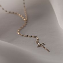 Cross Drop Necklace