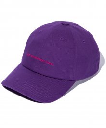 LMC CAPITAL LOGO 6 PANEL CAP purple