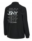 질스튜어트 스포츠 뉴욕(JILLSTUART SPORT NEWYORK) [JSNY Coach Jacket] 블랙 로고프린트 남성 코치자켓 (후면 그래픽) JMJU9B351OW