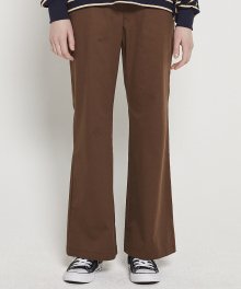 MG9S WIDE BOOTS CUT PANTS (BROWN)