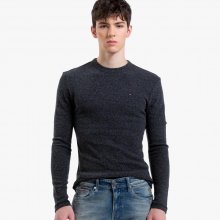 [남성] 면혼방 헤더 긴소매 티셔츠 TJMT1KOE01A0 N96