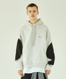 LSA SPRAY OVER HOODIE LIGHT GREY