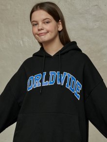 WORLDWIDE ARCH LOGO HOODIE/BK