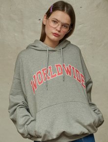 WORLDWIDE ARCH LOGO HOODIE/GY