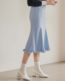 FRILL MERMAID SKIRT_SKY BLUE