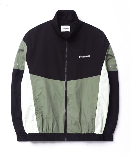 [큐티에잇 가먼츠] OC Old Track Jacket (Khaki) Q5SMJK001KHA 