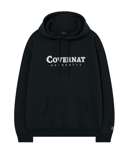 커버낫(covernat) 어센틱 로고 후디 Navy