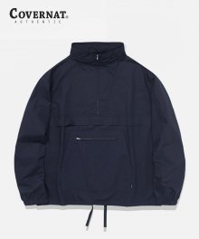 2WAY COMPACT COTTON ANORAK JACKET NAVY