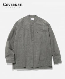 GLEN CHECK PULLOVER SHIRTS