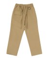 WASHED CANVAS FRONT CARGO PANTS (Beige)