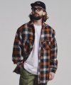 [자카드]Jacquard shirts jacket_ORANGE
