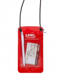 LMC PVC POCKET PROTECTOR POUCH red