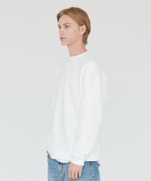 REVERSE SWEATSHIRT MEN [WHITE]