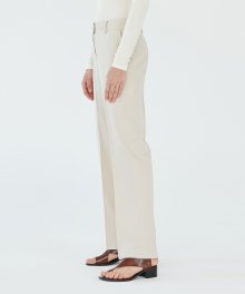 LONG SLACKS WOMEN [IVORY]