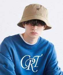 CRT LOGO BUCKET HAT(BEIGE)_CRONPHW02UE0