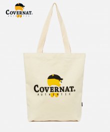 COVERNAT X KAKAO FRIENDS LOGO ECO BAG IVORY