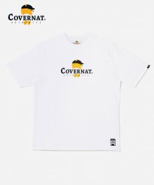 COVERNAT X KAKAO FRIENDS LOGO TEE WHITE