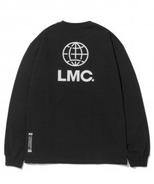 LMC GLITTER LOGO LONG SLV TEE black