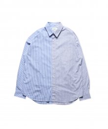 Mixed Stripe Shirts (Blue)