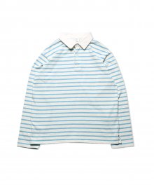 Stripe Rugby T-Shirts (Blue)