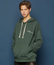 [UNISEX] 고딕타이포 후드티 (GREEN)