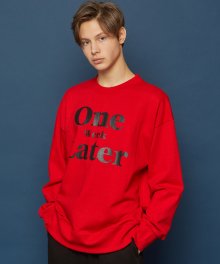 [UNISEX] OWL 스웻셔츠 (RED)