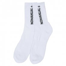 NM LOGO SOCKS - WHITE ( 2PACK )