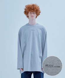 DEFINITION LONG SLEEVED T GRAY