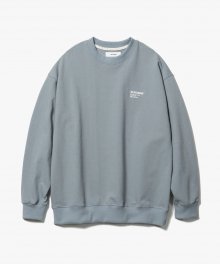 Easy Logo Sweat Shirts [Blue Grey]