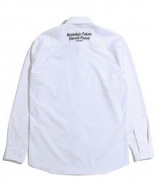 USF Slogan Embroidered Shirts White