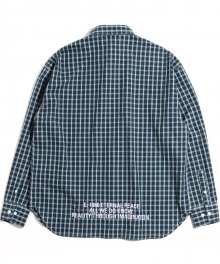 USF Embroidered Wide Check Shirts  Green