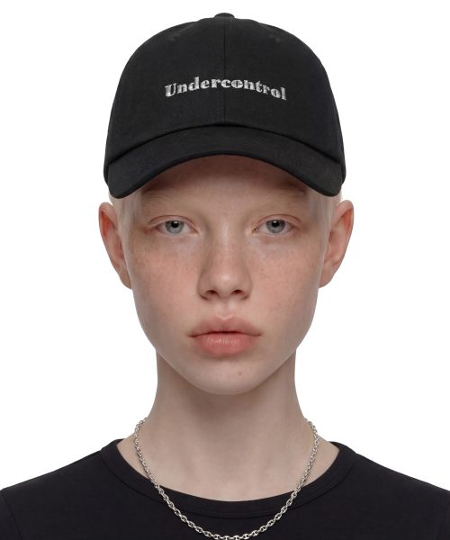 언더컨트롤(undercontrol) 코튼 로고 볼캡 GLOW / CLASSIC B B / DARK NIGHT BLACK