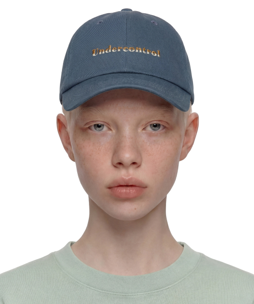언더컨트롤(undercontrol) 코튼 로고 볼캡 GLOW / CLASSIC B B / DEEP WAVE BLUE