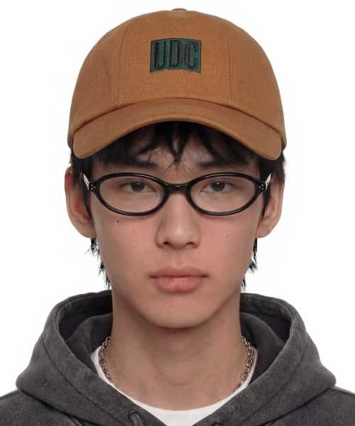 언더컨트롤(undercontrol) 코튼 로고 볼캡 ONYX UDC / BUMPER B B / GREEN BROWN