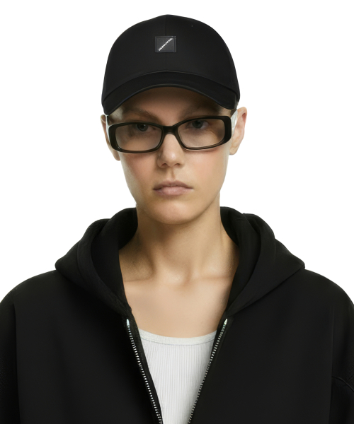 언더컨트롤(undercontrol) 하드탑 볼캡 SQUARE R-LABEL / HARD TOP B B / BLACK