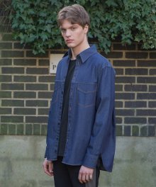 Oversized Denim Shirt / Indigo