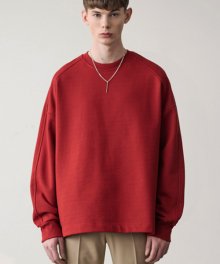 [리에디션] 에센셜 스웨트셔츠 [RED]