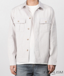 페이탈리즘(FATALISM) Fatigue pocket shirt jacket (grey) #jp38
