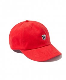 W LOGO CAP (RED)