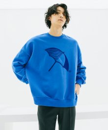 Flocking Sweatshirt Blue