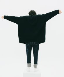 Over Fit Cardigan of Signature Black