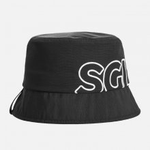 SGLS logo sideover bucket hat (Black)