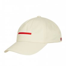 SA one point logo print cap (Cream)