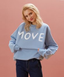 [unisex] move! 맨투맨 (sky blue)