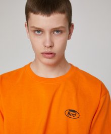 WHOLE GARMENT SMALL LOGO T-SHIRTS (ORANGE)