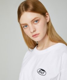 WHOLE GARMENT SMALL LOGO T-SHIRTS (WHITE)