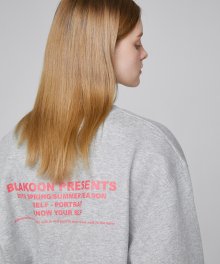 LETTERING SWEATSHIRTS(GREY)