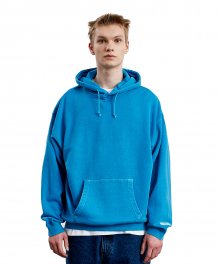 LABEL P-DYED HOODIE sky blue