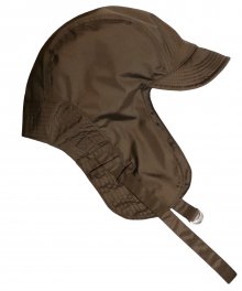 [unisex]S/S SATIN TROOPER HAT BROWN