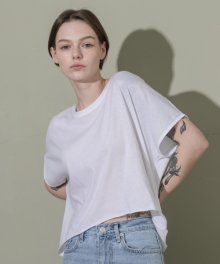 ray fit T-shirts_ivory